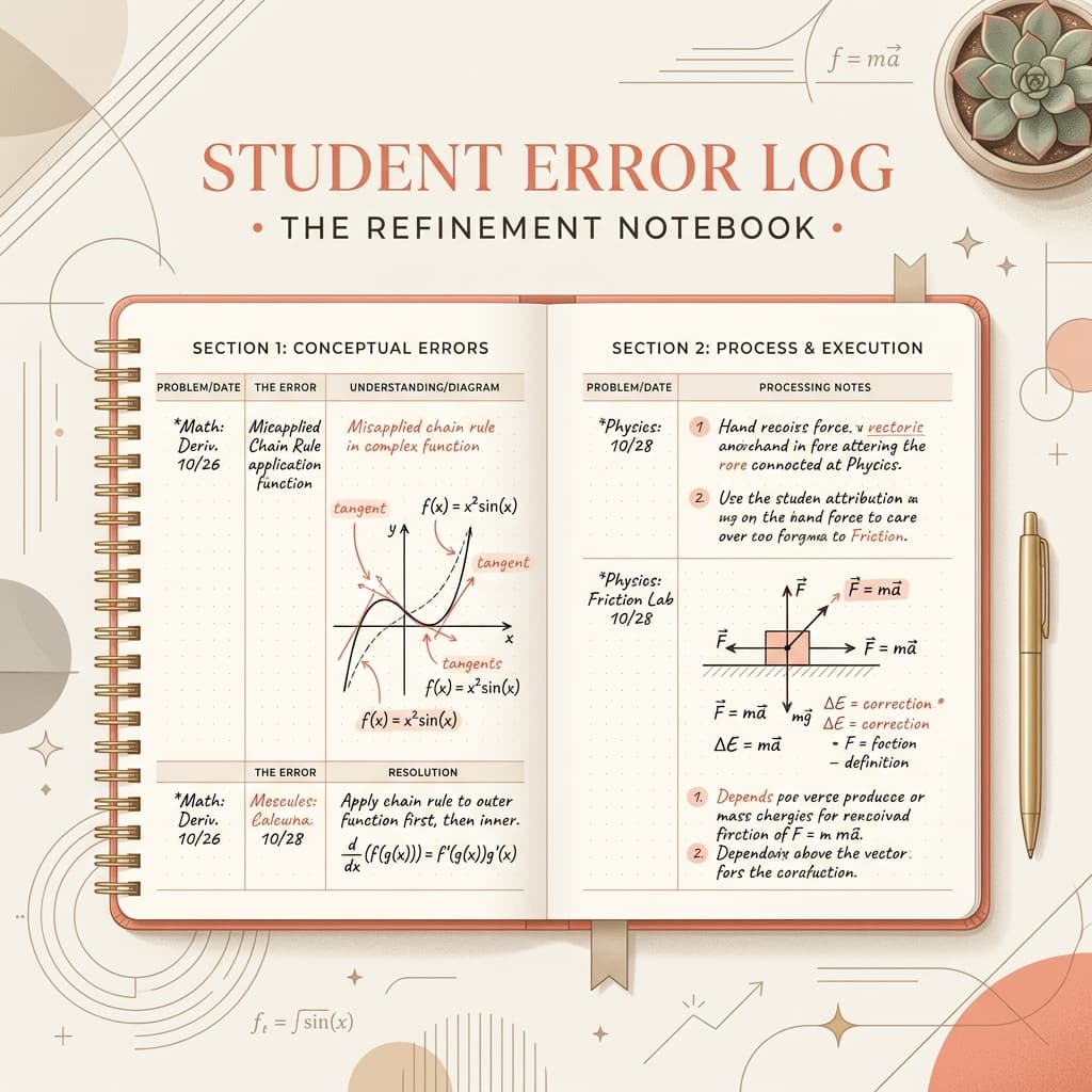 Building an error log that actually improves your MCQ scores