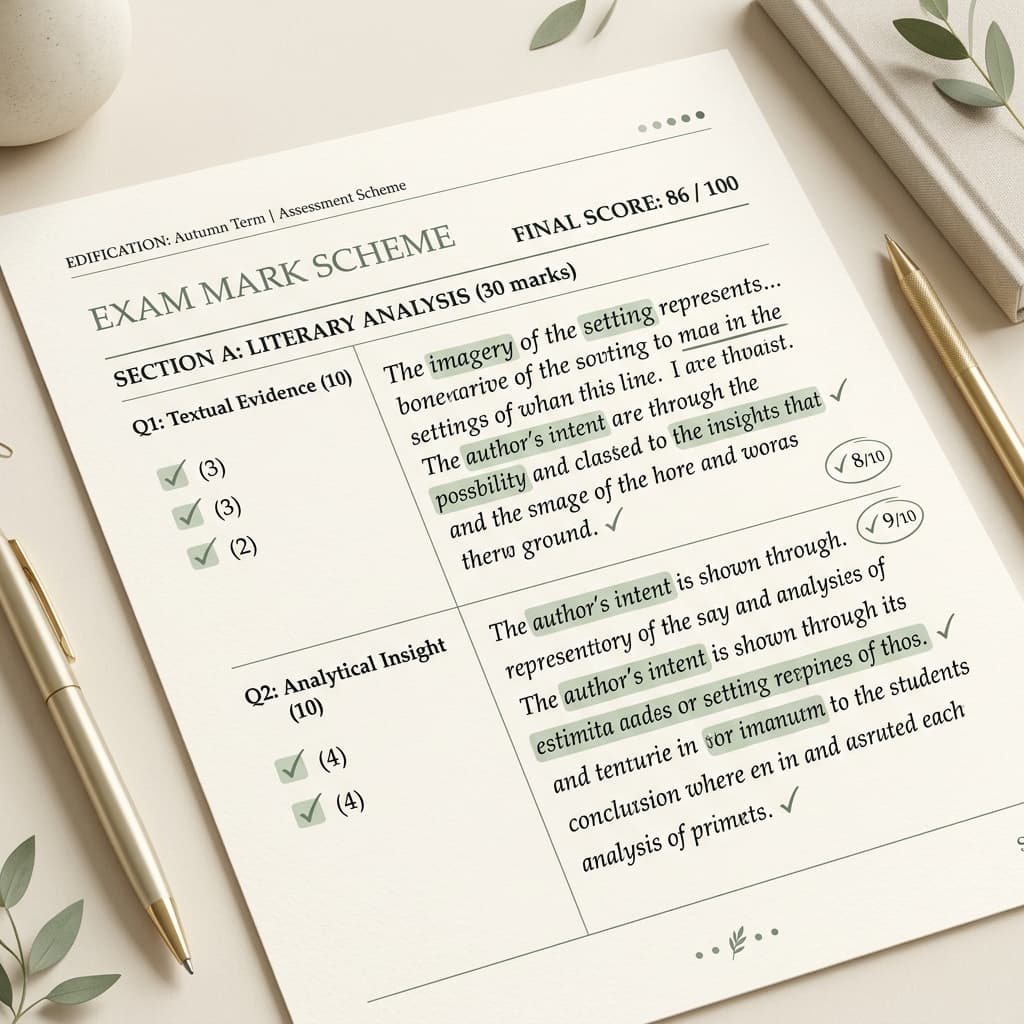 How to review MCQ mark schemes efficiently after a past paper